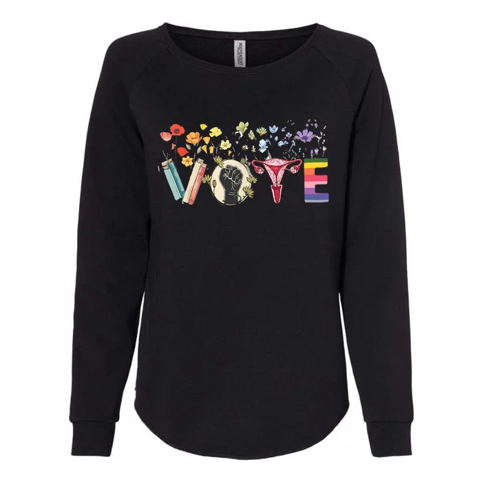 Heart Vote Like Ruth Sent You Flowers Feminist Lgbt Pride Womens California Wash Sweatshirt