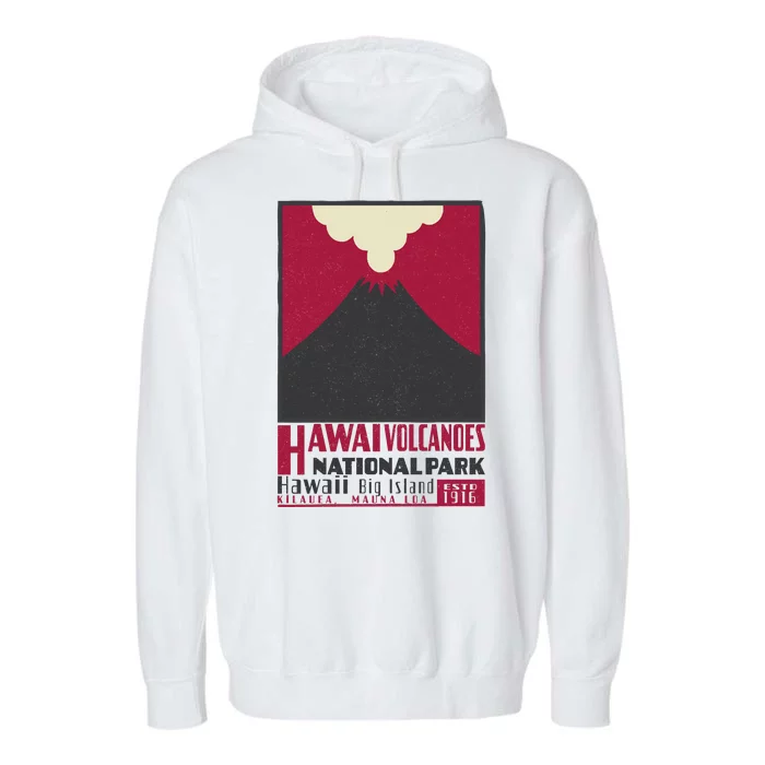 Hawaii Volcanoe National Park Garment-Dyed Fleece Hoodie