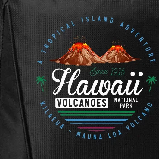 Hawaii Volcanoes National Park Kilauea Mauna City Backpack