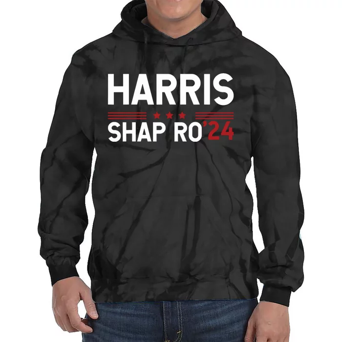 Harrisshapiro2024 Vintage President Election Tie Dye Hoodie