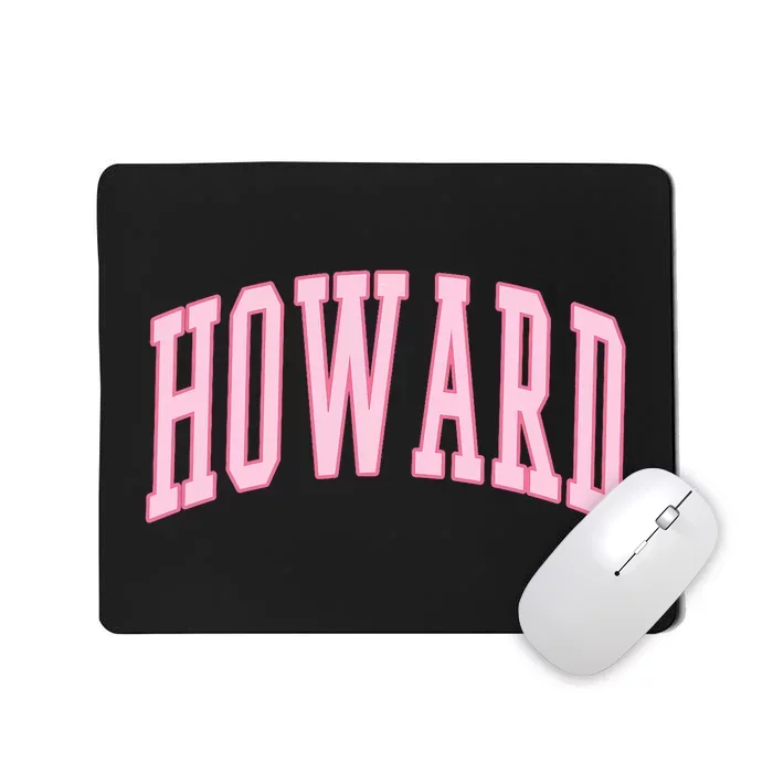 Howard Vintage Preppy Varsity Sports Mousepad