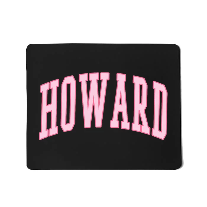 Howard Vintage Preppy Varsity Sports Mousepad