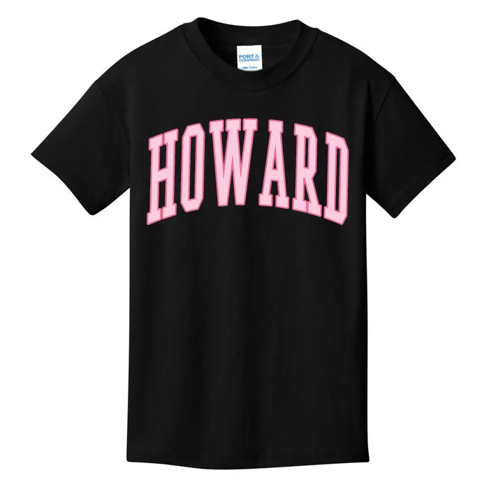 Howard Vintage Preppy Varsity Sports Kids T-Shirt