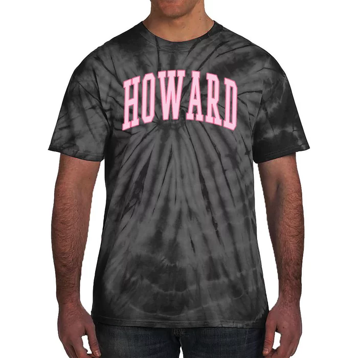 Howard Vintage Preppy Varsity Sports Tie-Dye T-Shirt