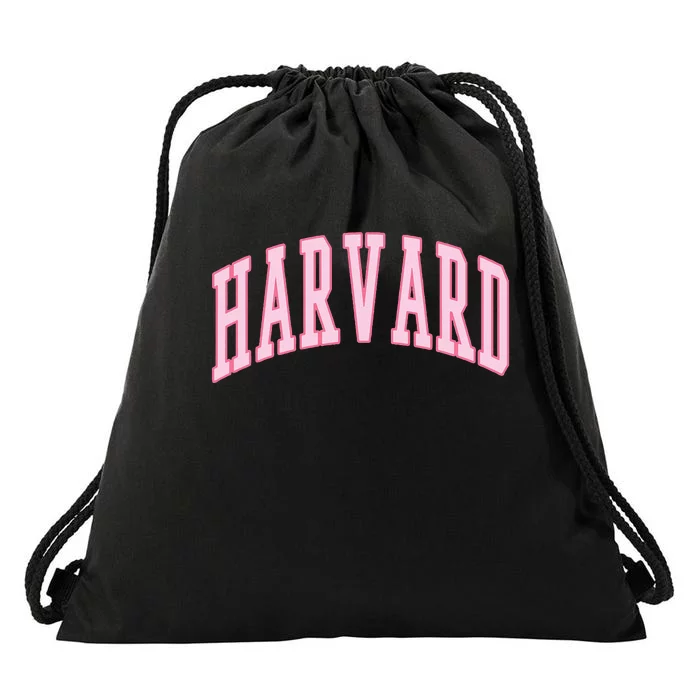 H.A.R.V.A.R.D Vintage Preppy Varsity Sports Drawstring Bag