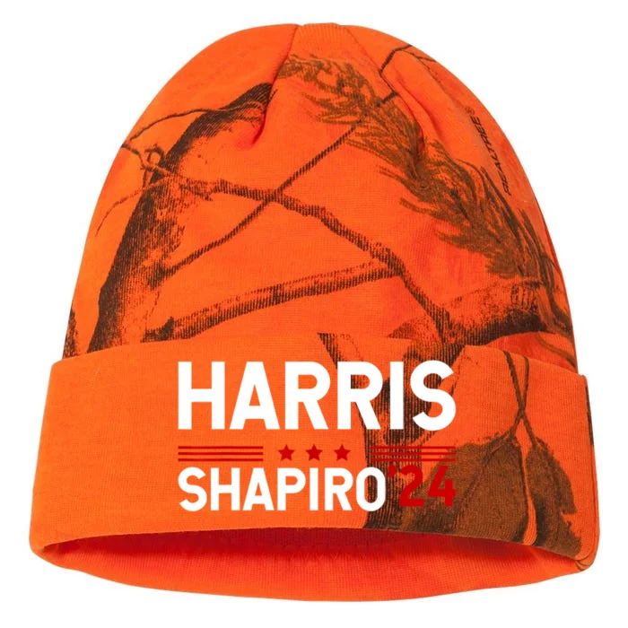 Harrisshapiro2024 Vintage President Election Kati - 12in Camo Beanie