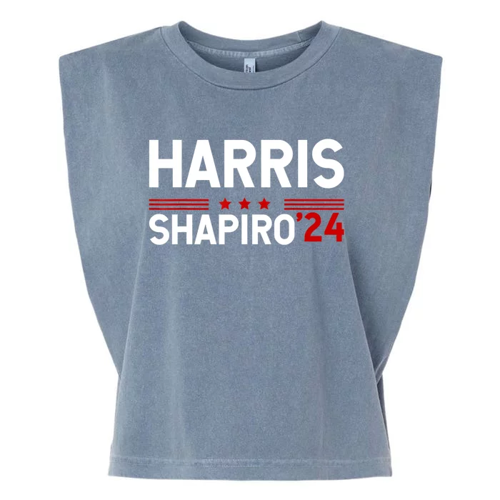 Harrisshapiro2024 Vintage President Election Garment-Dyed Women's Muscle Tee