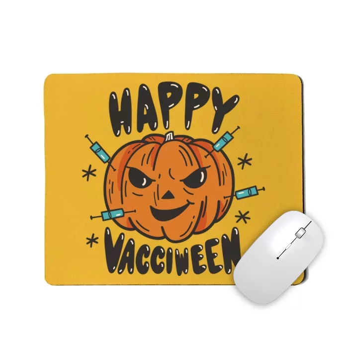 Happy Vacciween Pumpkin Mousepad