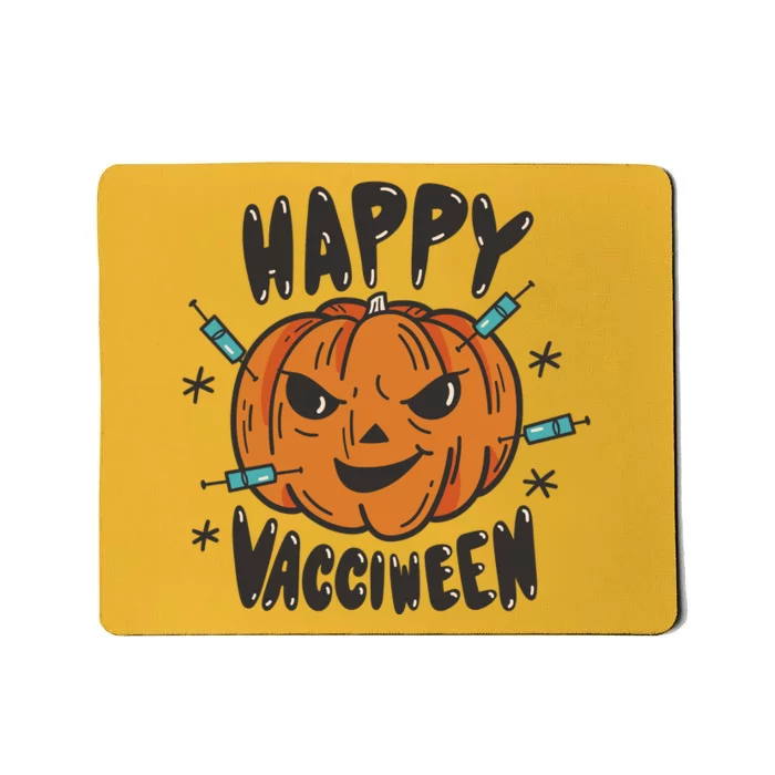 Happy Vacciween Pumpkin Mousepad