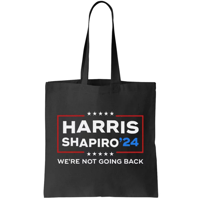 Harrisshapiro24 Vice President Kamala Harris 2024 Election Tote Bag