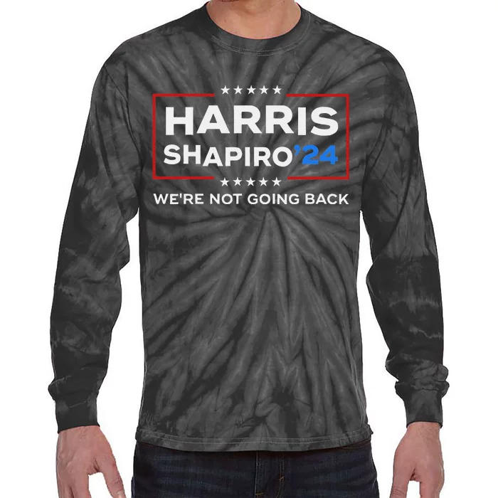 Harrisshapiro24 Vice President Kamala Harris 2024 Election Tie-Dye Long Sleeve Shirt