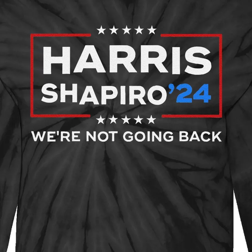 Harrisshapiro24 Vice President Kamala Harris 2024 Election Tie-Dye Long Sleeve Shirt