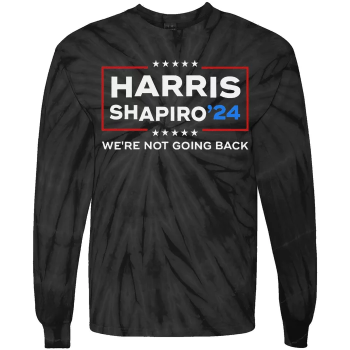 Harrisshapiro24 Vice President Kamala Harris 2024 Election Tie-Dye Long Sleeve Shirt