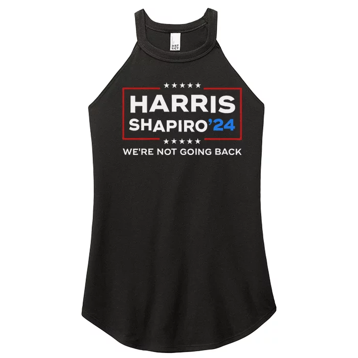 Harrisshapiro24 Vice President Kamala Harris 2024 Election Women’s Perfect Tri Rocker Tank