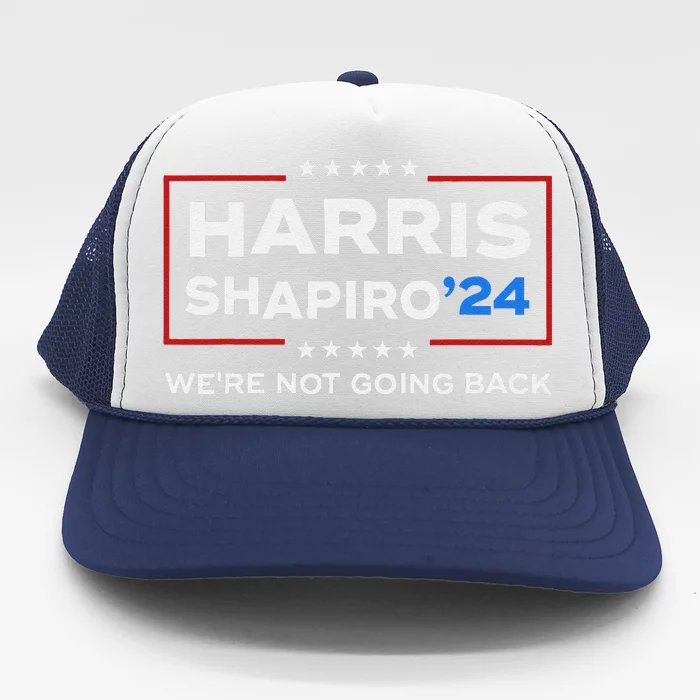 Harrisshapiro24 Vice President Kamala Harris 2024 Election Trucker Hat