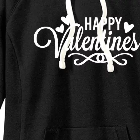 Happy Valentines Romantic Gift Women's Fleece Hoodie