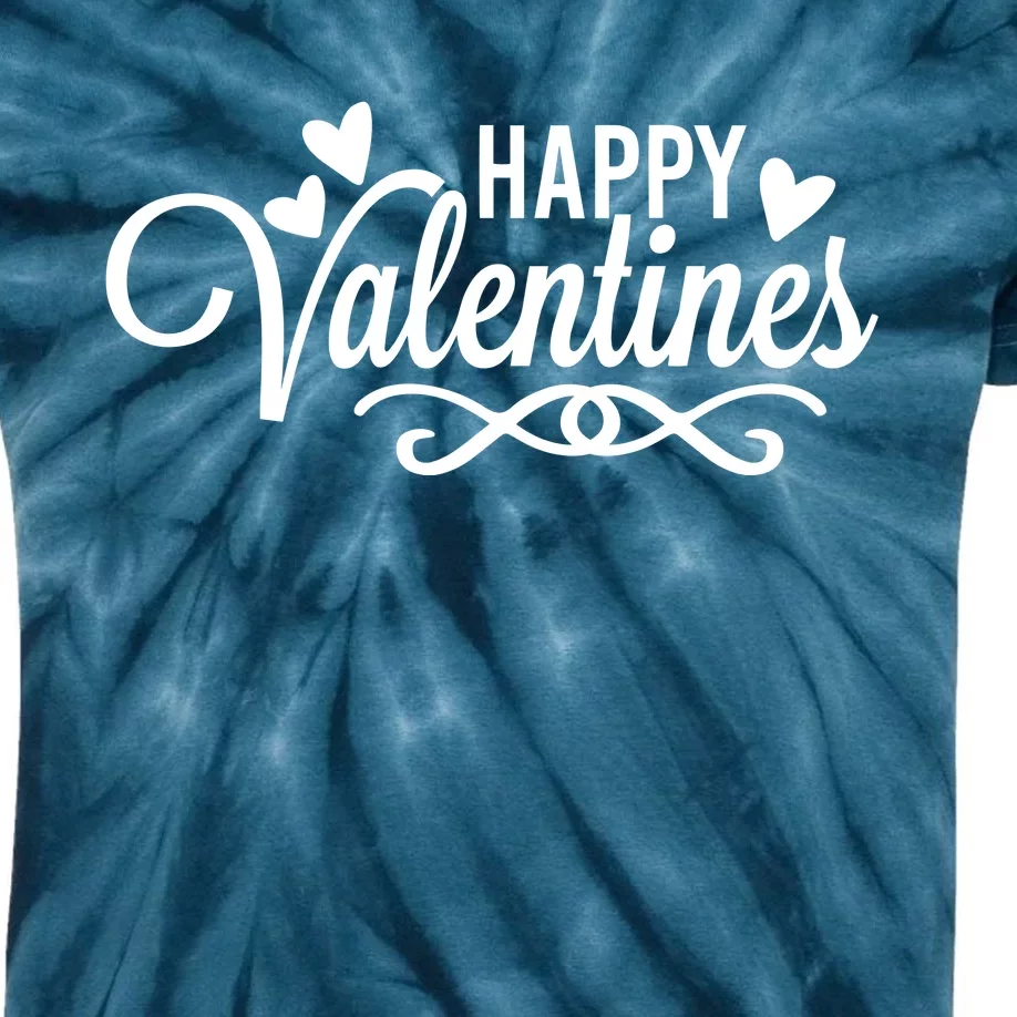 Happy Valentines Romantic Gift Kids Tie-Dye T-Shirt