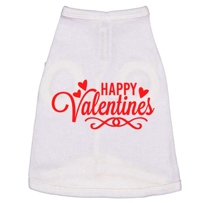 Happy Valentines Romantic Gift Doggie Tank