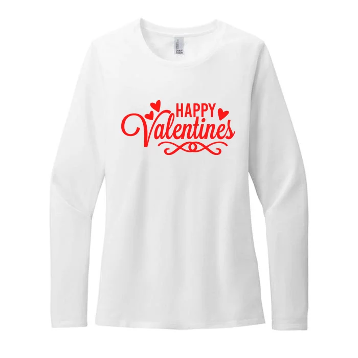 Happy Valentines Romantic Gift Womens CVC Long Sleeve Shirt