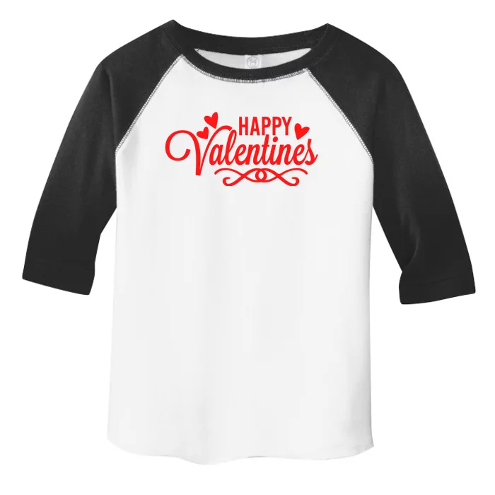 Happy Valentines Romantic Gift Toddler Fine Jersey T-Shirt