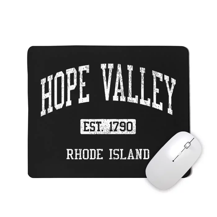 Hope Valley Rhode Island Ri Js04 Vintage Athletic Sports Mousepad