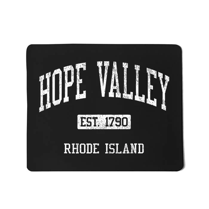 Hope Valley Rhode Island Ri Js04 Vintage Athletic Sports Mousepad