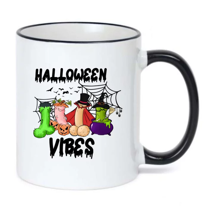 Halloween Vibes Sarcastic Adults Sex Joke Black Color Changing Mug