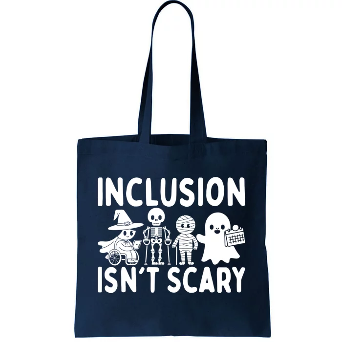 Halloween Vibes Slp Squad Sped Teacher Inclusion IsnT Scary Tote Bag