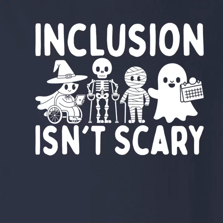 Halloween Vibes Slp Squad Sped Teacher Inclusion IsnT Scary Toddler Long Sleeve Shirt