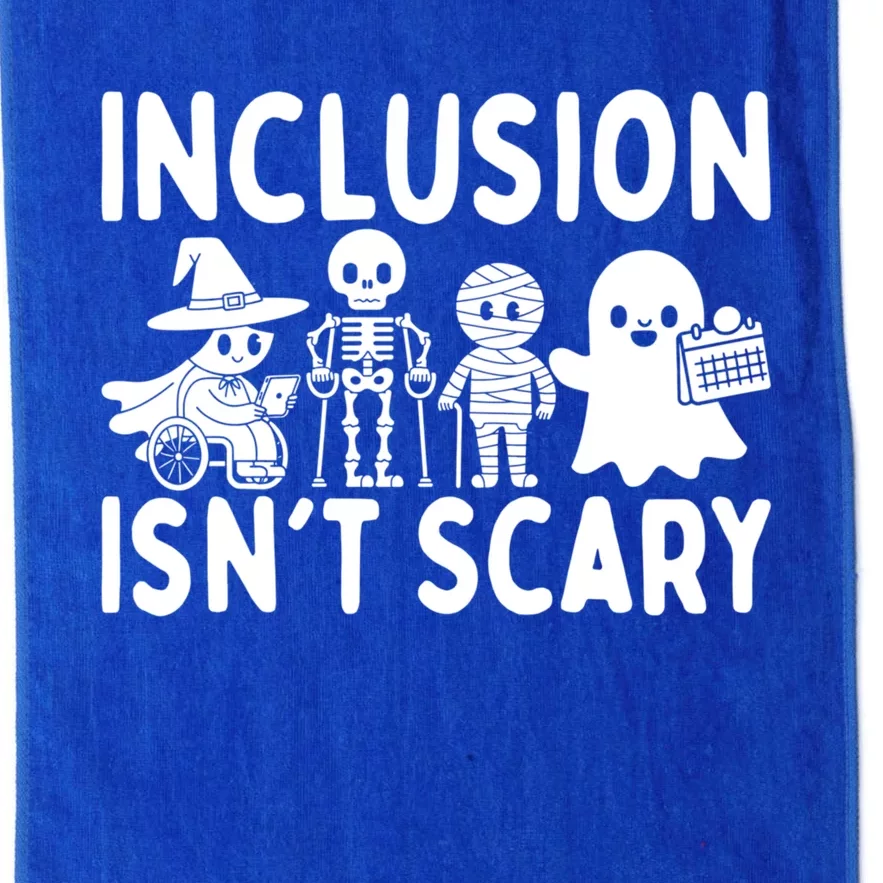 Halloween Vibes Slp Squad Sped Teacher Inclusion IsnT Scary Platinum Collection Golf Towel