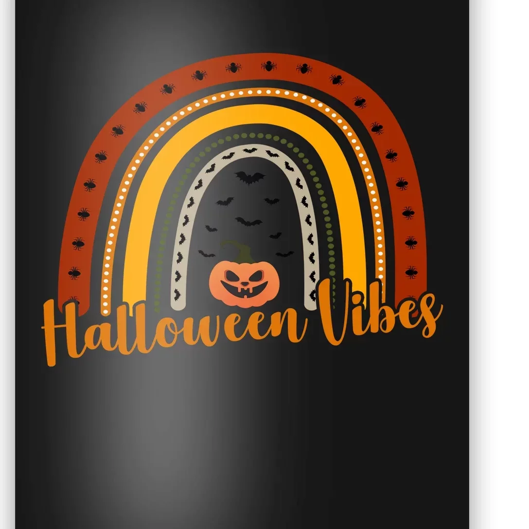 Halloween Vibes Spooky Rainbow Poster