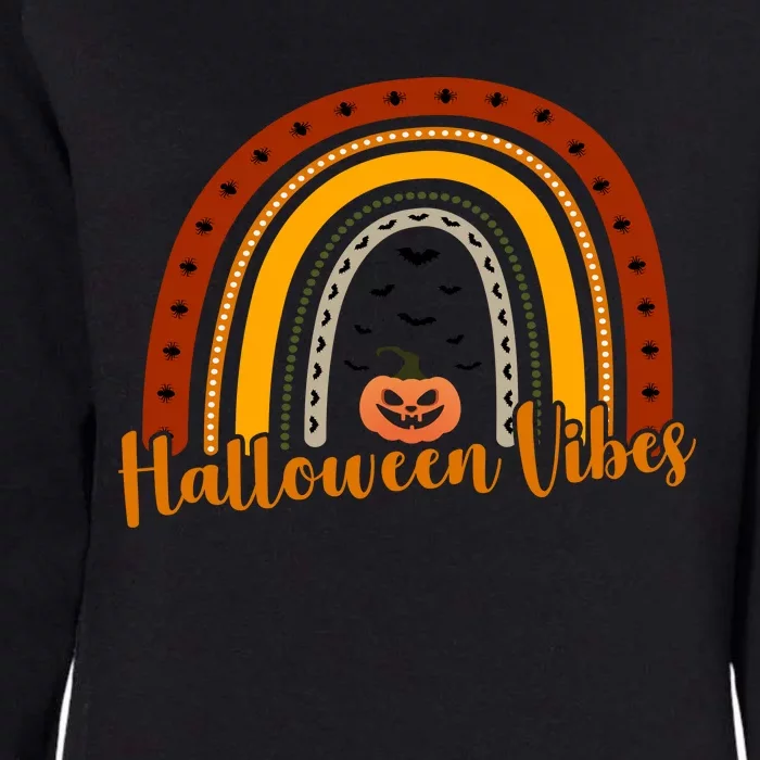 Halloween Vibes Spooky Rainbow Womens California Wash Sweatshirt