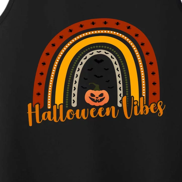 Halloween Vibes Spooky Rainbow Performance Tank