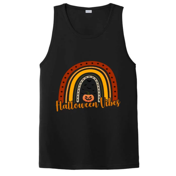 Halloween Vibes Spooky Rainbow Performance Tank