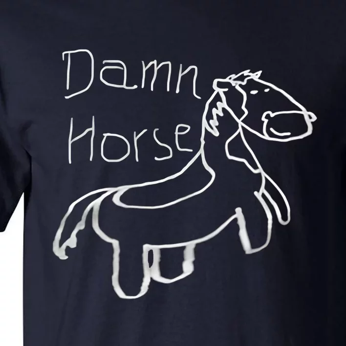 Horse Video Twitter Damn Horse Tall T-Shirt