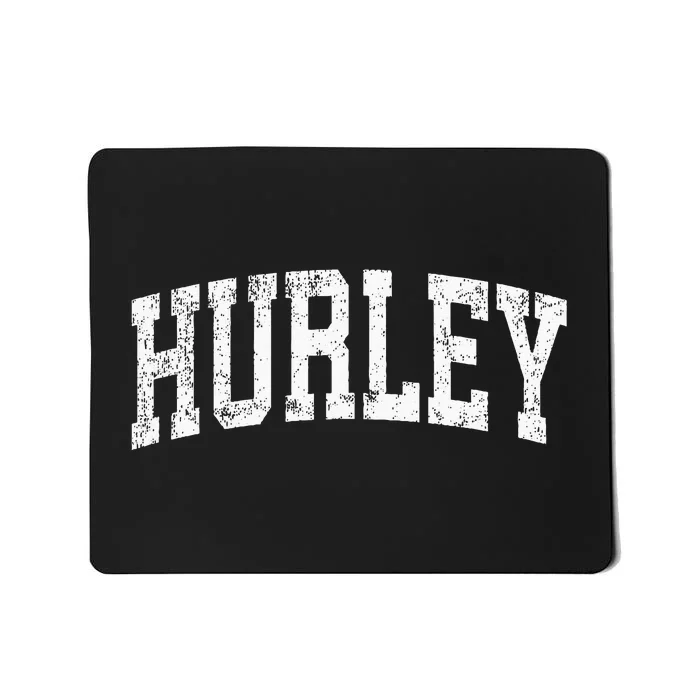 Hurley Virginia VA Vintage Athletic Sports Mousepad