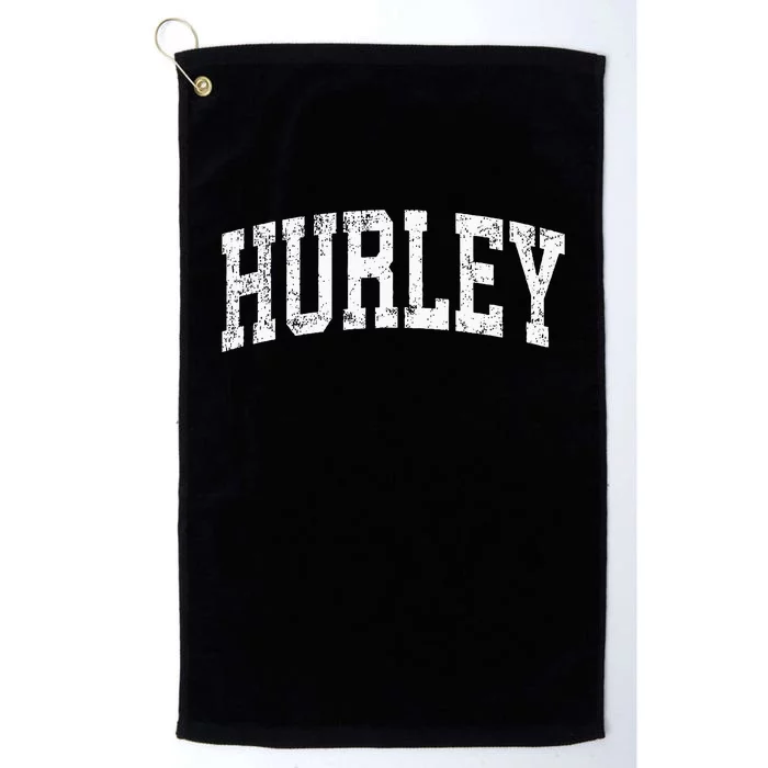 Hurley Virginia VA Vintage Athletic Sports Platinum Collection Golf Towel