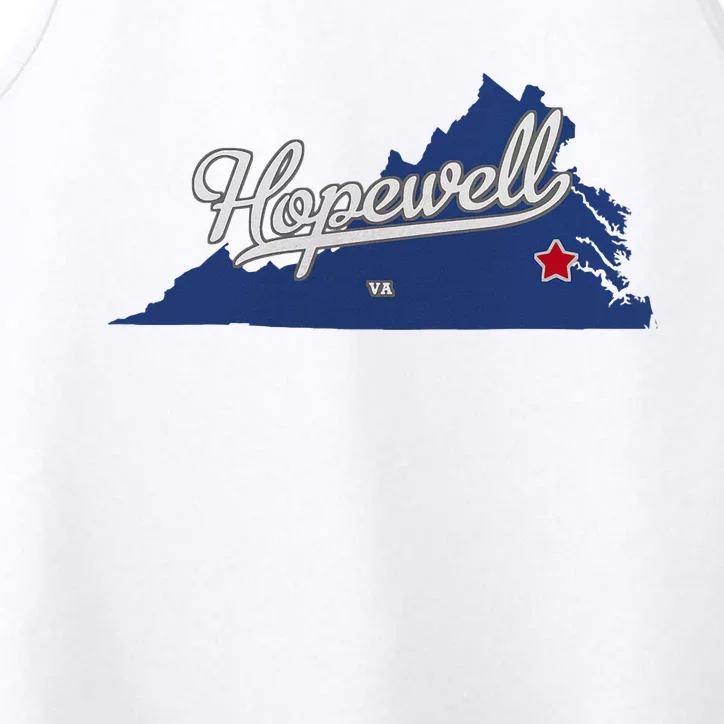 Hopewell Virginia Va Map Performance Tank