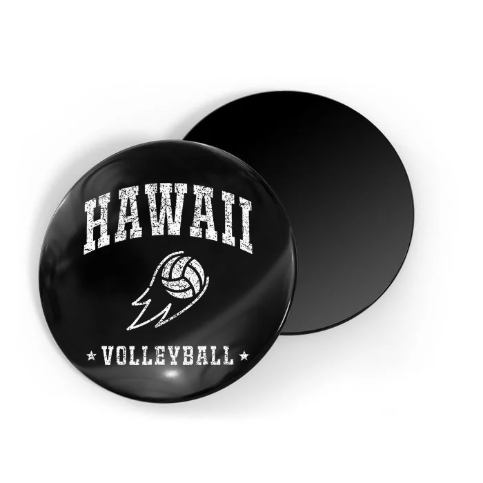 Hawaii Volleyball Vintage Volleyball Lover Magnet