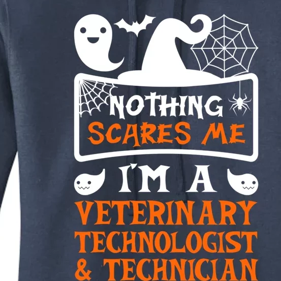 Halloween Vampire Veterinary Technologist And Technician Gift Women's Pullover Hoodie