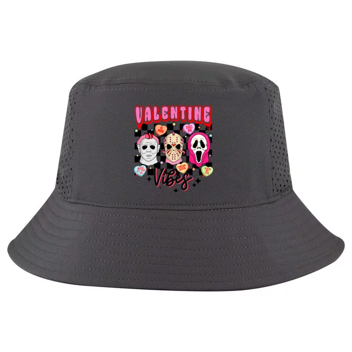 Horror ValentinesRetro Valentine’S Day Valentine Vibes Cool Comfort Performance Bucket Hat