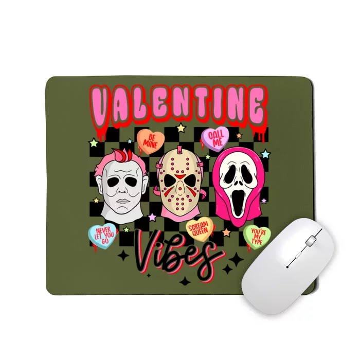 Horror ValentinesRetro Valentine’S Day Valentine Vibes Mousepad