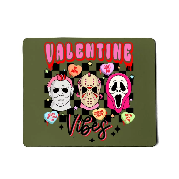 Horror ValentinesRetro Valentine’S Day Valentine Vibes Mousepad