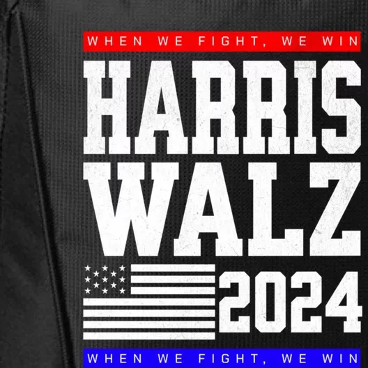 Harris Vp Walz Election Dnc Democrats Presidential Funny Gift City Backpack