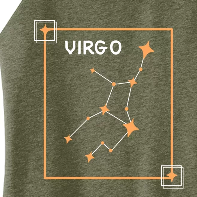 Horoscope Virgo Zodiac Sign Constellation Virgo Cool Gift Women’s Perfect Tri Rocker Tank