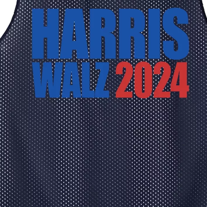 Harris Walz 2024 Election Political Mesh Reversible Basketball Jersey Tank