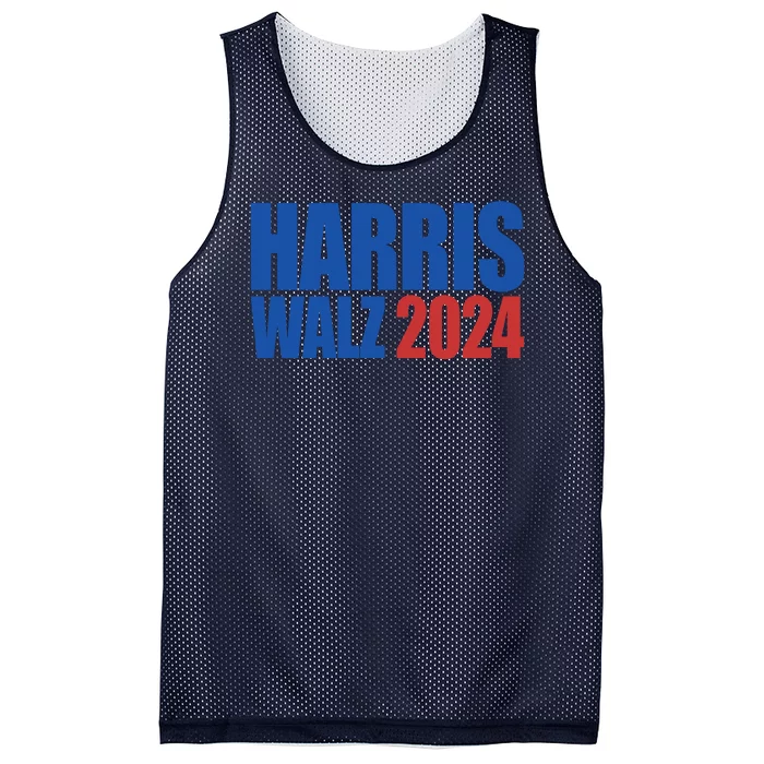 Harris Walz 2024 Election Political Mesh Reversible Basketball Jersey Tank