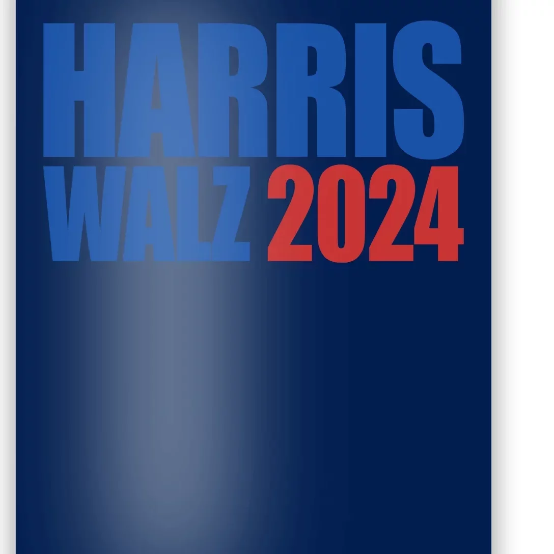 Harris Walz 2024 Election Political Poster