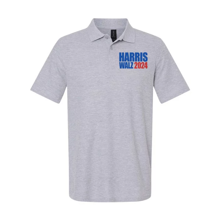 Harris Walz 2024 Election Political Softstyle Adult Sport Polo