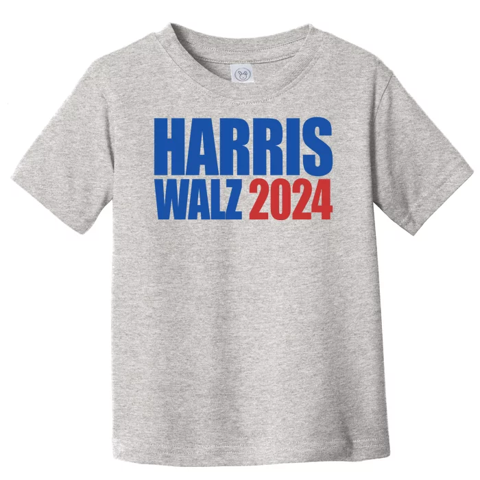 Harris Walz 2024 Election Political Toddler T-Shirt